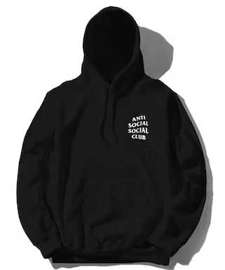 Anti Social Social Club Basic Hoodie Black