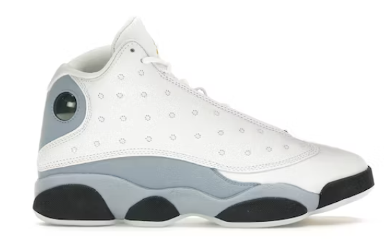 jordan 13s white blue