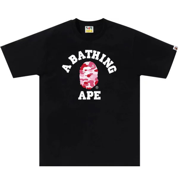 bathing ape college tee