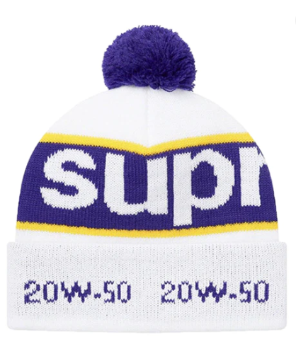 Supreme Garage Beanie White