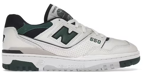 New Balance 550 Sea Salt Pine Green