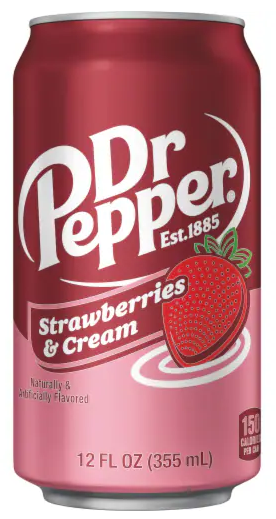 Dr Pepper Strawberries & Cream (IN STOCK. IN STORE ONLY)