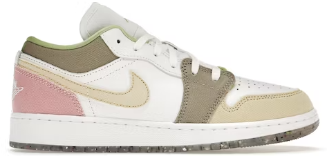 Jordan 1 Low Pastel Grind Vivid Green (GS)