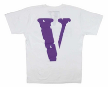 Load image into Gallery viewer, Vlone x Friends Tee White Purple
