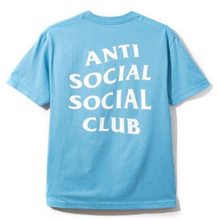 Load image into Gallery viewer, Anti Social Social Club Club Classic Logo T-Shirt Sky Blue
