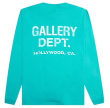 Load image into Gallery viewer, Gallery Dept. Souvenir Long-Sleeve Tee Teal
