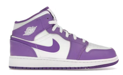 Jordan 1 Mid Purple Venom