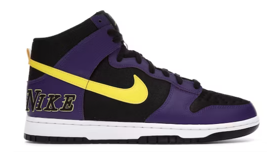 Nike Dunk High EMB Lakers