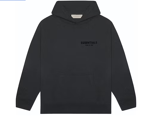 Fear of God Essentials Pullover Chest Logo Hoodie Stretch Limo/Black