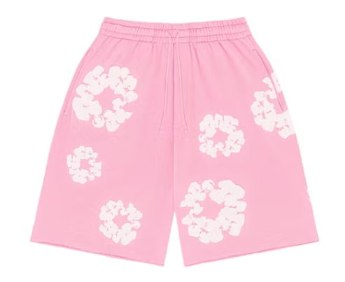 Denim Tears The Cotton Wreath Shorts Pink