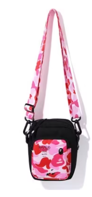 BAPE ABC Mini Shoulder Bag Pink Wpgsneaker