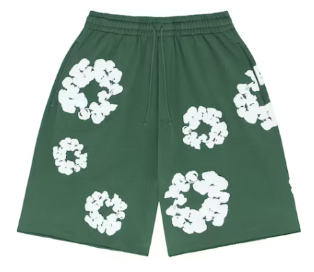 Denim Tears The Cotton Wreath Shorts Green