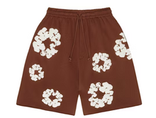 Load image into Gallery viewer, Denim Tears The Cotton Wreath Shorts Brown
