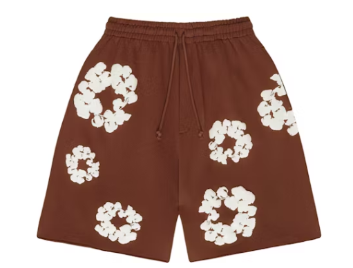 Denim Tears The Cotton Wreath Shorts Brown