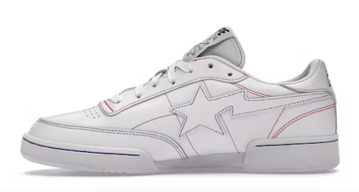 Reebok Club C 85 Bape White Contrast Stitch Wpgsneaker