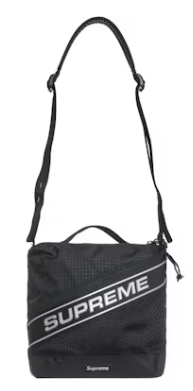 Supreme Logo Shoulder Bag Black (2023)