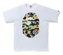 Load image into Gallery viewer, BAPE Sta Camo Big Ape Head Tee White/Yellow
