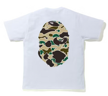 Load image into Gallery viewer, BAPE Sta Camo Big Ape Head Tee White/Yellow
