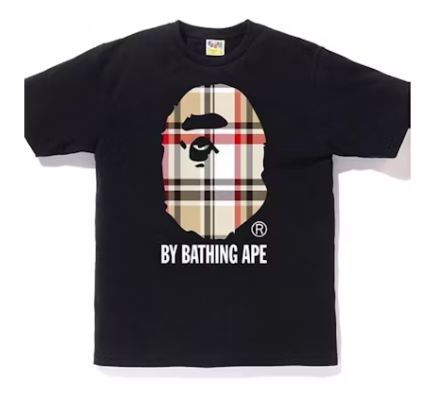 BAPE A Bathing Ape Check by Bathing Tee