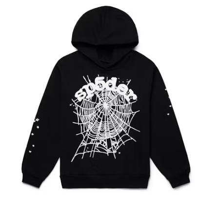 Sp5der OG Web Hoodie Black