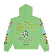 Load image into Gallery viewer, Chrome Hearts Matty Boy Sex Records Hoodie Citrus

