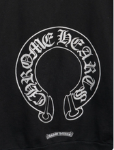 Load image into Gallery viewer, Chrome Hearts Silver Glitter Hoodie Black
