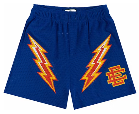 Eric Emanuel EE Short Blue/Red Bolt