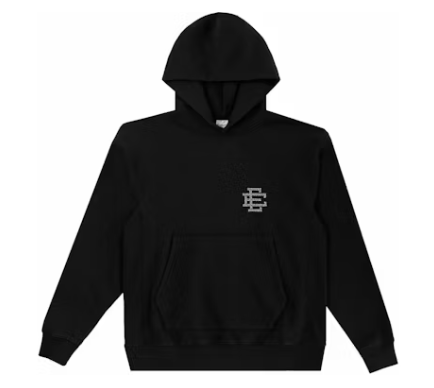 Eric Emanuel EE Basic Swarovski Hoodie Black