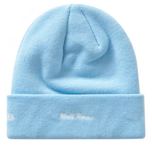 Load image into Gallery viewer, Supreme New Era Box Logo Beanie (FW19) Light Blue
