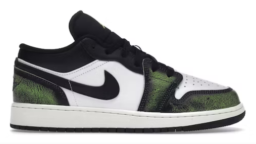 Jordan 1 Low Wear Away Electric Green