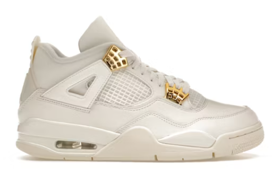 Gold jordan sneakers discount