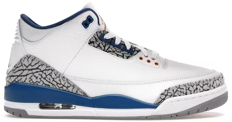 Jordan 3 store blue red white