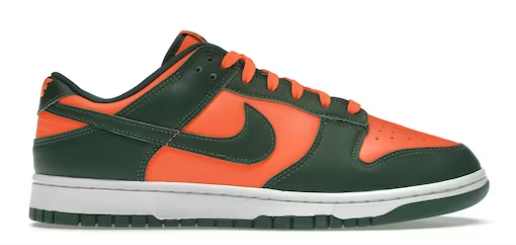 Nike Dunk Low Retro Miami Hurricanes