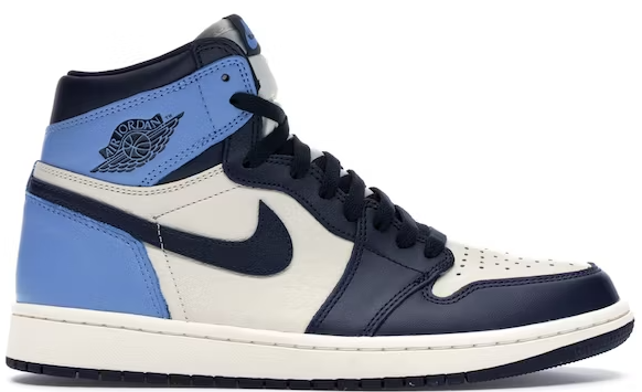 Jordan 1 Retro High Obsidian UNC