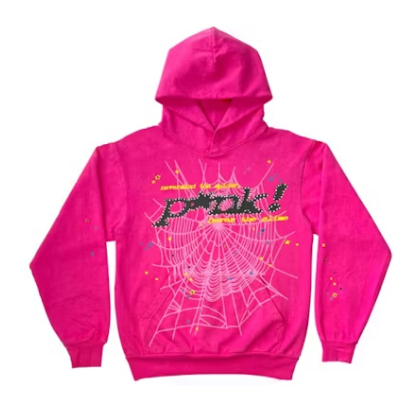 Sp5der P*NK Hoodie Pink