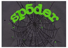 Load image into Gallery viewer, Sp5der Wait Web Hoodie Slate Grey
