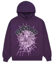 Load image into Gallery viewer, Sp5der Web Hoodie Purple
