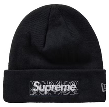 Load image into Gallery viewer, Supreme New Era Box Logo Beanie (FW19) Black

