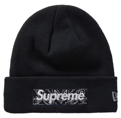 Supreme New Era Box Logo Beanie (FW19) Black