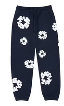 Load image into Gallery viewer, Denim Tears The Cotton Wreath Sweatpants Navy
