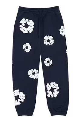 Denim Tears The Cotton Wreath Sweatpants Navy