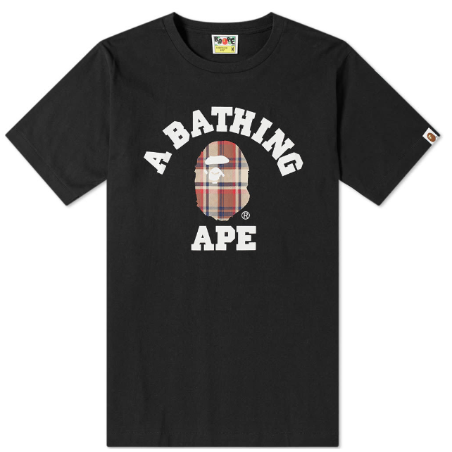 BAPE Check College Tee