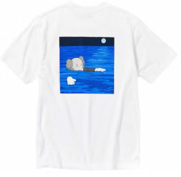 KAWS x Uniqlo UT Short Sleeve Artbook Cover T-shirt (US Sizing) White