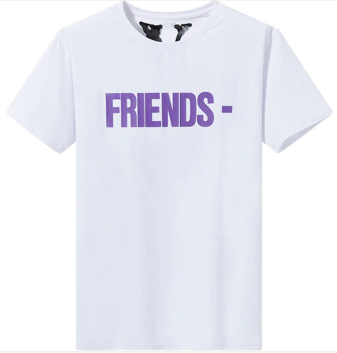 Vlone x Friends Tee White Purple