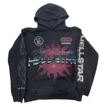 Load image into Gallery viewer, Black-Hellstar Spiritual Olympics Hoodie
