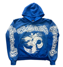 Load image into Gallery viewer, HELLSTAR Blue Yoga Hoodie
