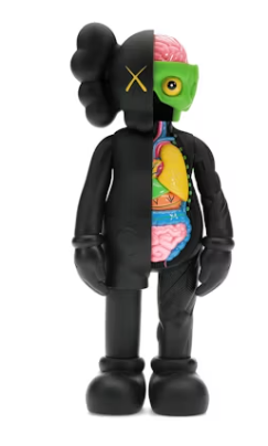 KAWS Companion Flayed Open Edition Vinyl Figure Black