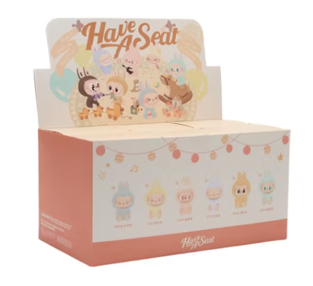 Pop Mart Labubu The Monsters Have a Seat Vinyl Plush Sealed Case (6 Blind Box)