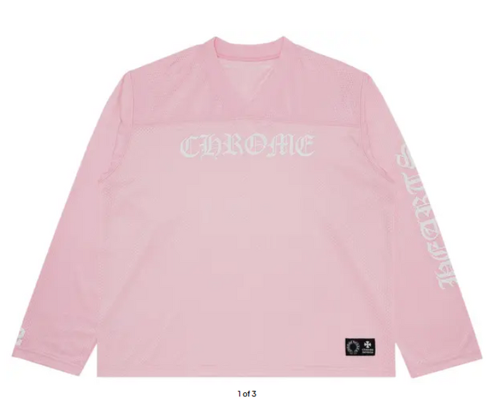 Chrome Hearts Love You Mesh Warm Up Jersey 'Pink' (2023)