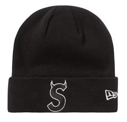 Supreme New Era S Logo Beanie (FW22) Black – Wpgsneaker Supreme New Era S Logo Beanie (FW22) Black – Wpgsneaker
